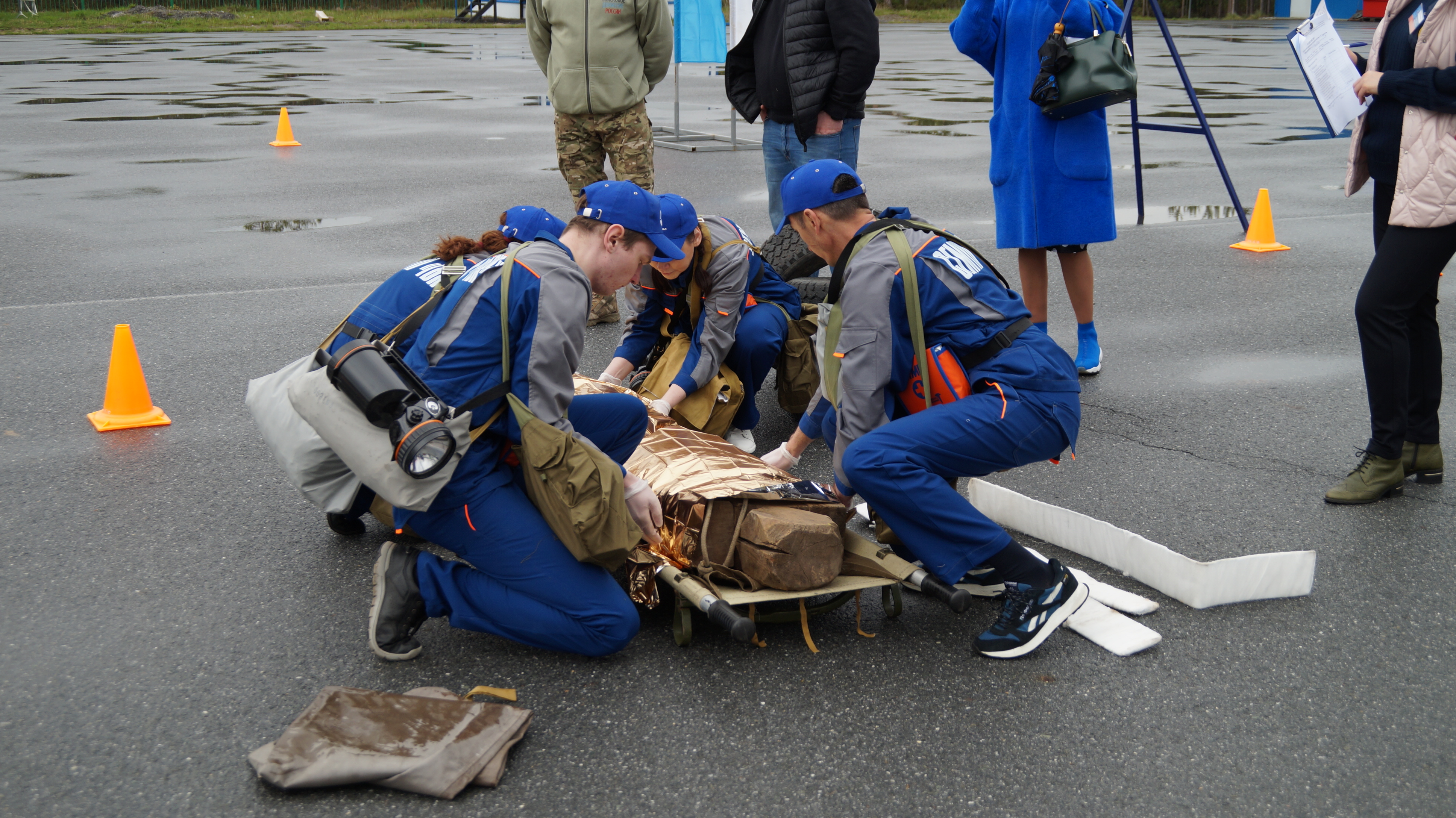 "Бронза" в соревнованиях на лучший санитарный пост и санитарную дружину города